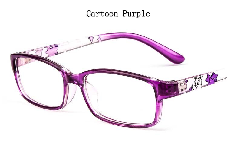 Børn tegneserie gennemsigtige briller patchwork briller dreng pige nærsynethed receptpligtige optiske briller rammer barn briller  l3: 5