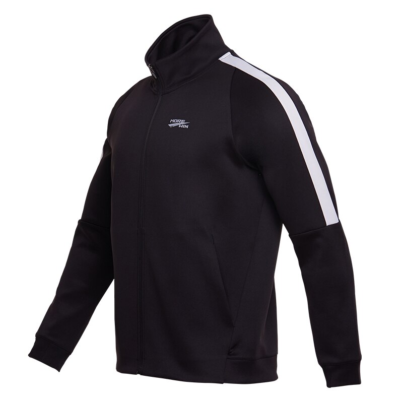 Vansydical, chaquetas deportivas de otoño para hombre, cuello levantado con cremallera, ropa deportiva de manga larga, Tops, chaqueta deportiva para ejercicio al aire libre, chaqueta para correr: XXL