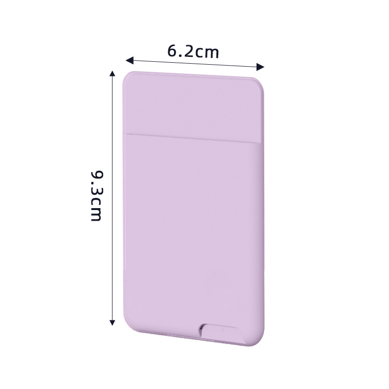 3M Phone Wallet Case Card Holder Self-Adhesive Silicone Pocket Stick ID Bank Credit Card Storage Card Holder Bag Accessory