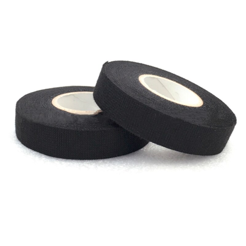 15M Adhesive Cloth Tape For Cable Harness Wiring Loom Wrap Harness Cable Ties ar Velvet Harness Temperature Resistance