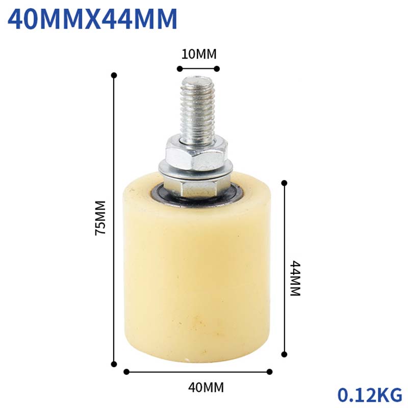 1 stk. pp stålrullelager føringshjul for skyveport