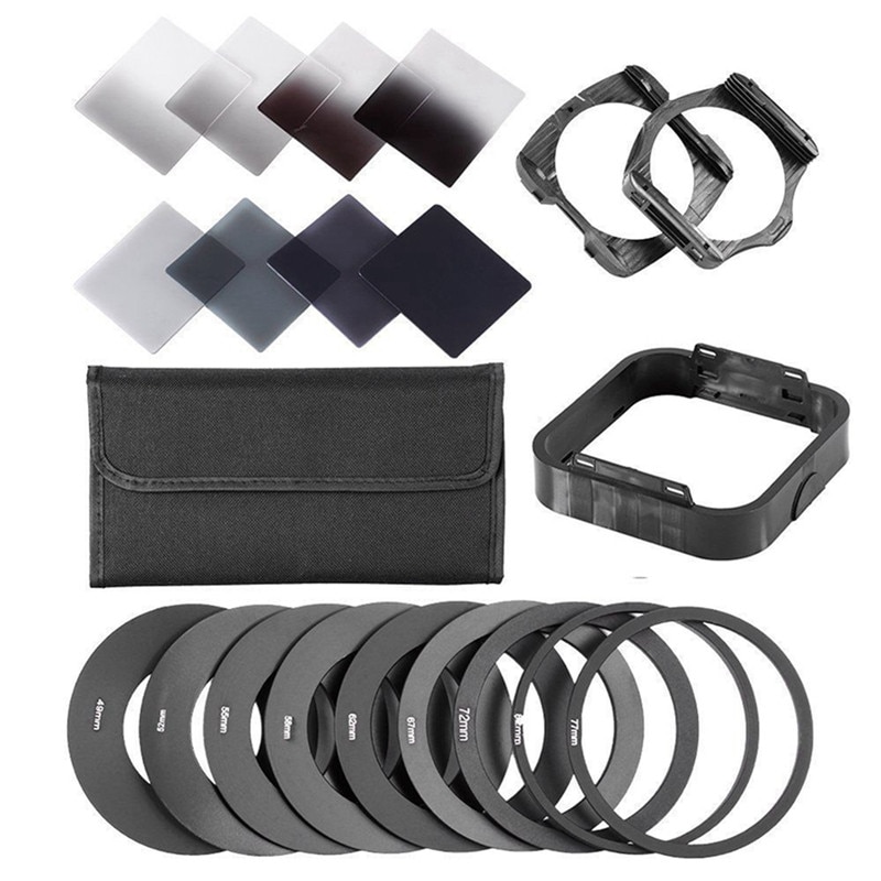 Zomei Camera Filtro Gradiënt Neutrale Dichtheid Geleidelijke ND Vierkante Hars Filters Lens Adapter Ringen Houder Cokin P-serie Voor DSLR