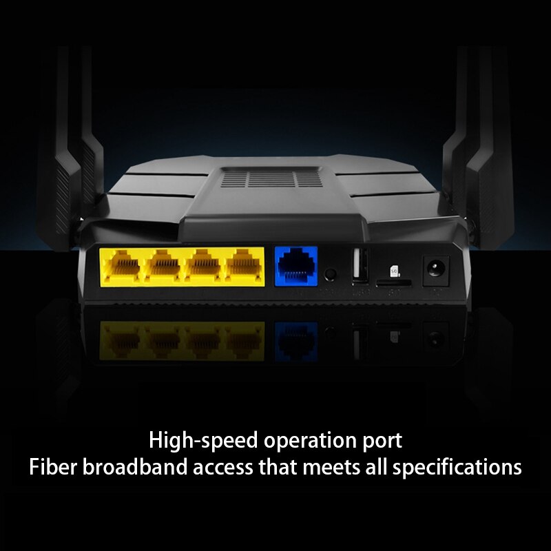 1200M Dual-Band CPU Smrat Wireless Router Wifi Router Wifi Extender US Plug