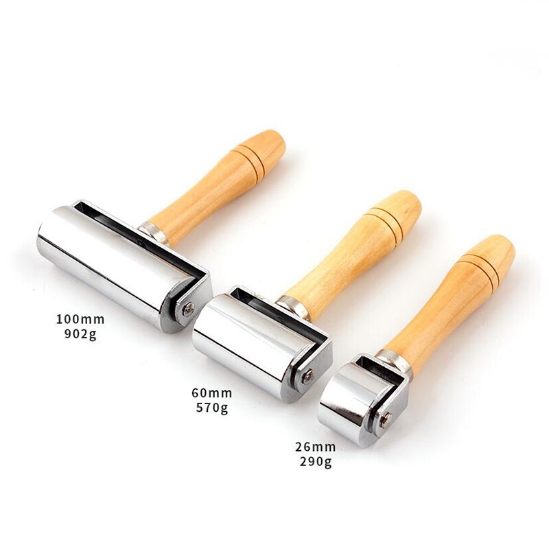 1pc skinnrulle blank holder enhet hånd skyve rulle trykk hjul diy håndlaget lær pressverktøy: 1pc 26mm