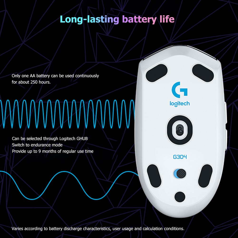 Logitech  g304/g304 kda lightspeed trådløs gamingmus letvægts bærbar heltesensor 12000 dpi