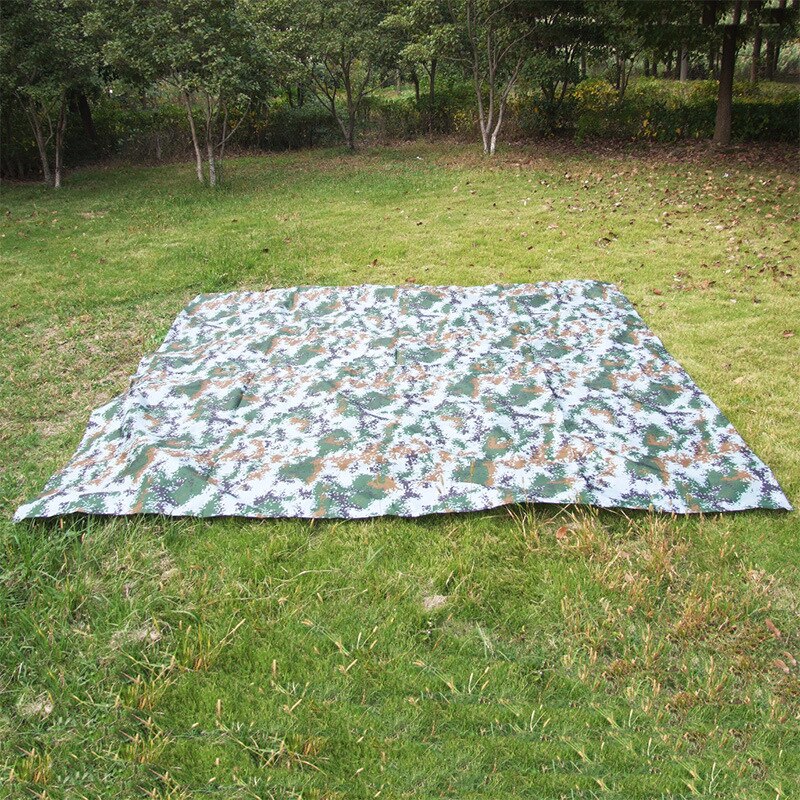 Toldo de camuflaje impermeable para exteriores o jardín, lona impermeable para refugio solar, tamaño 3x3m, puede prevenir lluvia pesada: Color 2