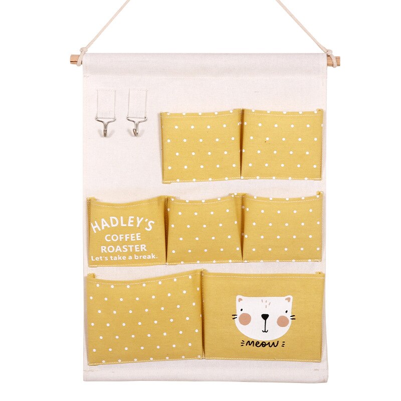 INS Nordic Carttoon Muur Opbergtas Pasgeboren Baby In De Wieg Baby Kamer Decor Fotografie Props Baby Slaapkamer Decoratie Pacificeren: yellow