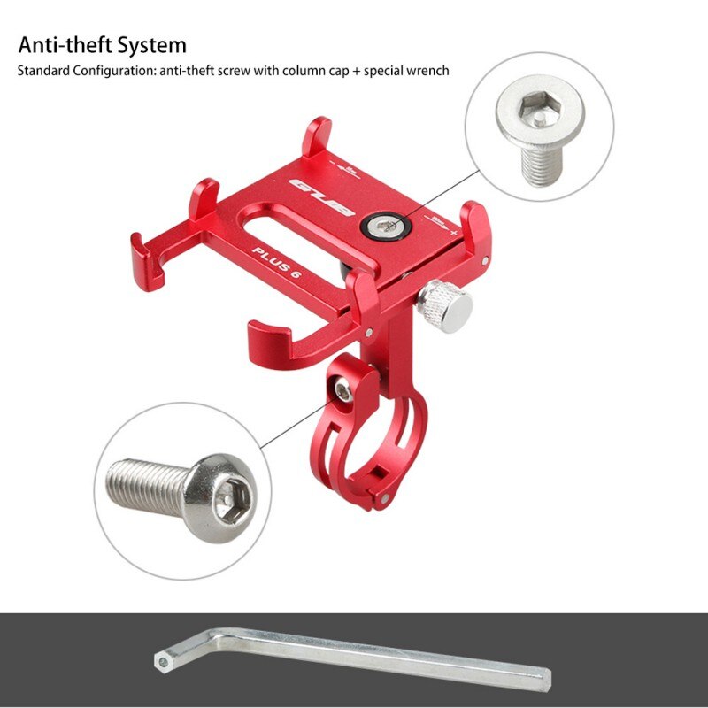 GUB PLUS 6 réglable Durable Portable pratique vélo scooter support adapté pour Millet xiaomi vélo Mobile porte-téléphone