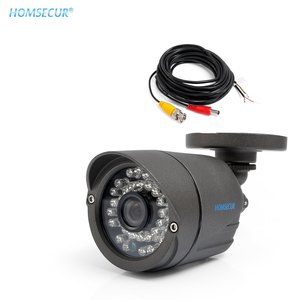Homsecur 800 tvline vandtæt  ip67 cmos analogt cctv kamera ir cut filter med auto switch til hdk serien video dør intercom