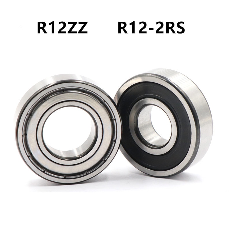 20pcs R12ZZ R12-2RS shielded bearing inch series 3/4"x 1-5/8"x 7/16" inch 19.05*41.275*11.112 mm miniature shielded ball bearing