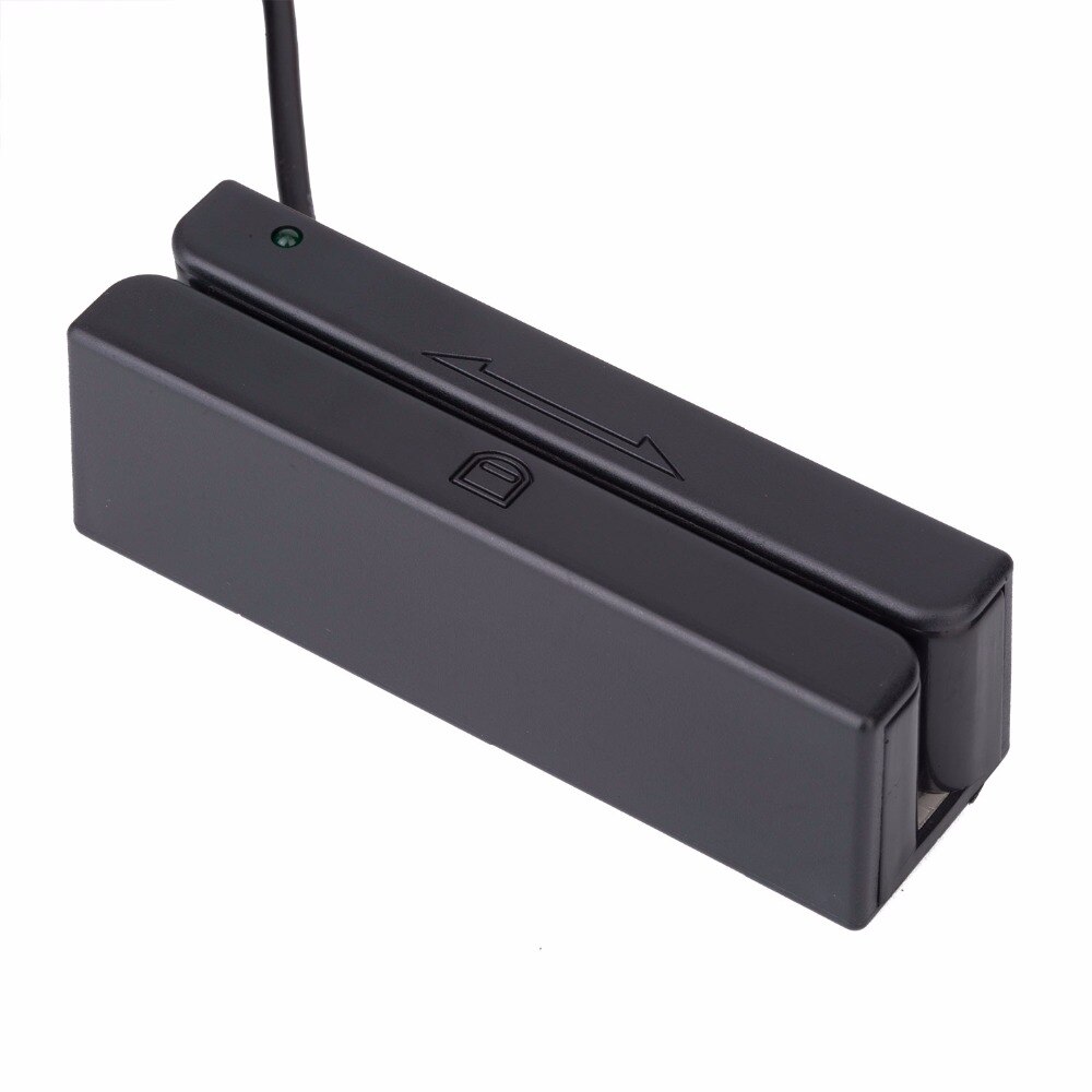 Universal Magnetic Card Reader MSR100 Stripe USB 3 Tracks Strip For Swipe Bar Code Reader From US UK CN