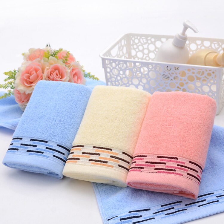 Face Hand Towel - 1PC 100% Cotton towel for adult towels bathroom face care magic brand towel toalha 34*74cm