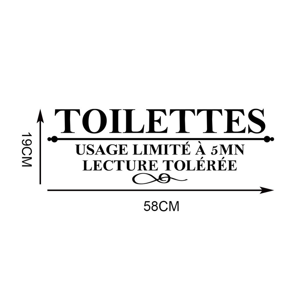 Kililaya-autocollants muraux Toilettes WC | Papier peint, Ici Ruine En Ruine Chef, Stickers muraux de déocration: 673