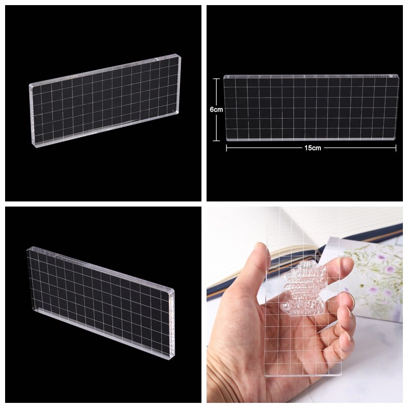 Clear Acrylic Stamp Block DIY Silicone Seals Scrapbooking / Card Making Stamping Handmade Tool: TT286
