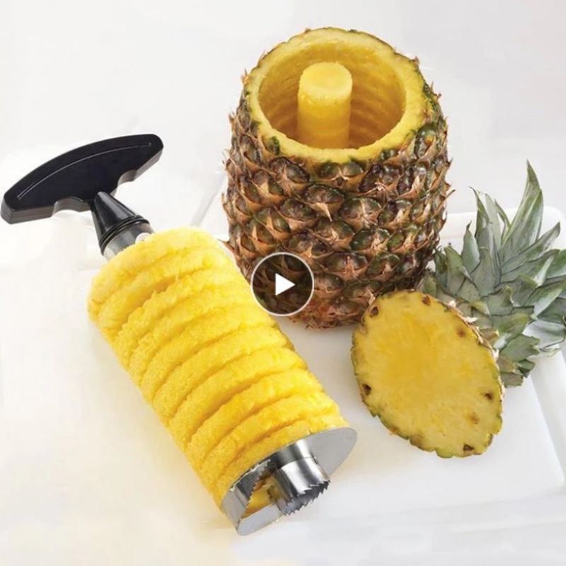 Rvs Ananas Corer Peeler Cutter Fruit Snoeier Snijgereedschap 3 Kleuren Thuis Keuken Westerse Restaurant Accessoires