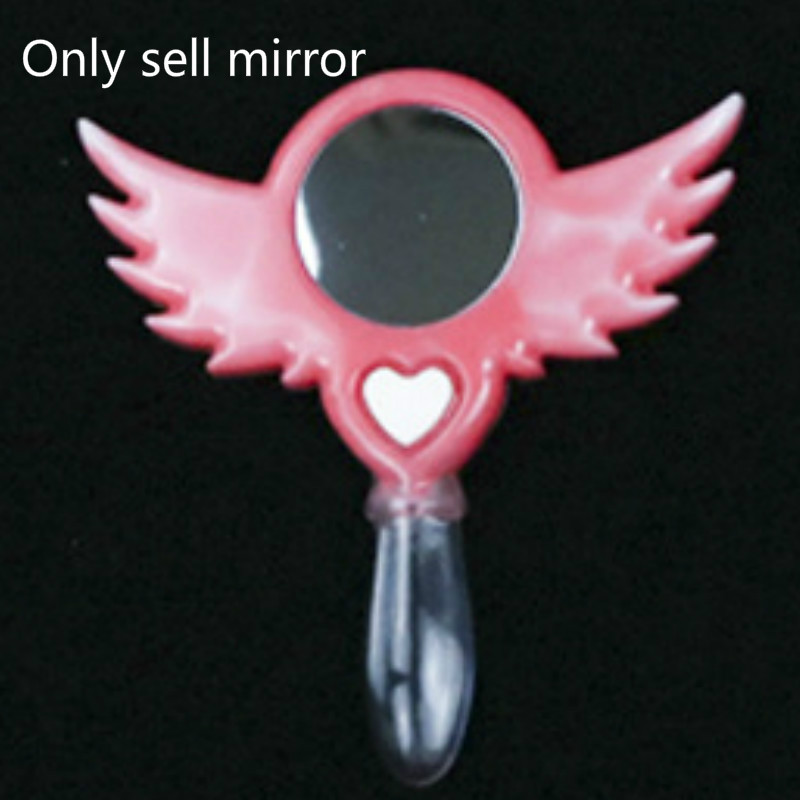 DIY Crystal Epoxy Different Shapes Small Magic Fairy Mirror Silicone Mold Handmade Table Set Toy Magic Wand: 3pcs wing mirror