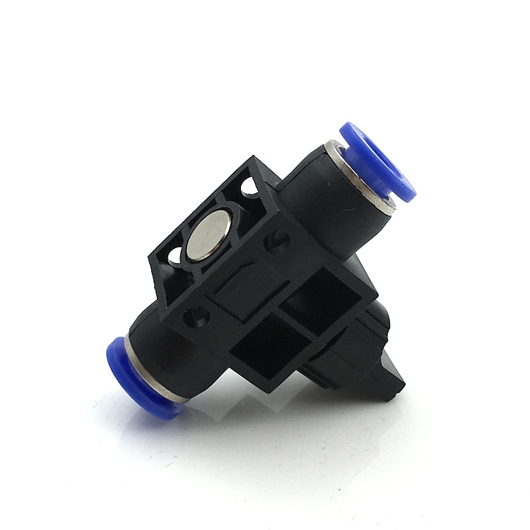 HVFF Pneumatische Hand Valve Quick Push in Connector Air Tube Slang OD 4mm 6mm 8mm 10mm 12mm Air Flow Control Regulator