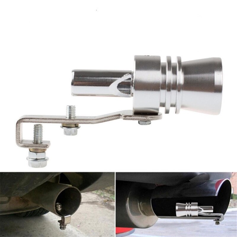 Turbo Sound Car Turbo Whistle Muffler Car Exhaust Sound Booster Turbo Simulator Auto Tuning Accessories Nozzles For Muffler