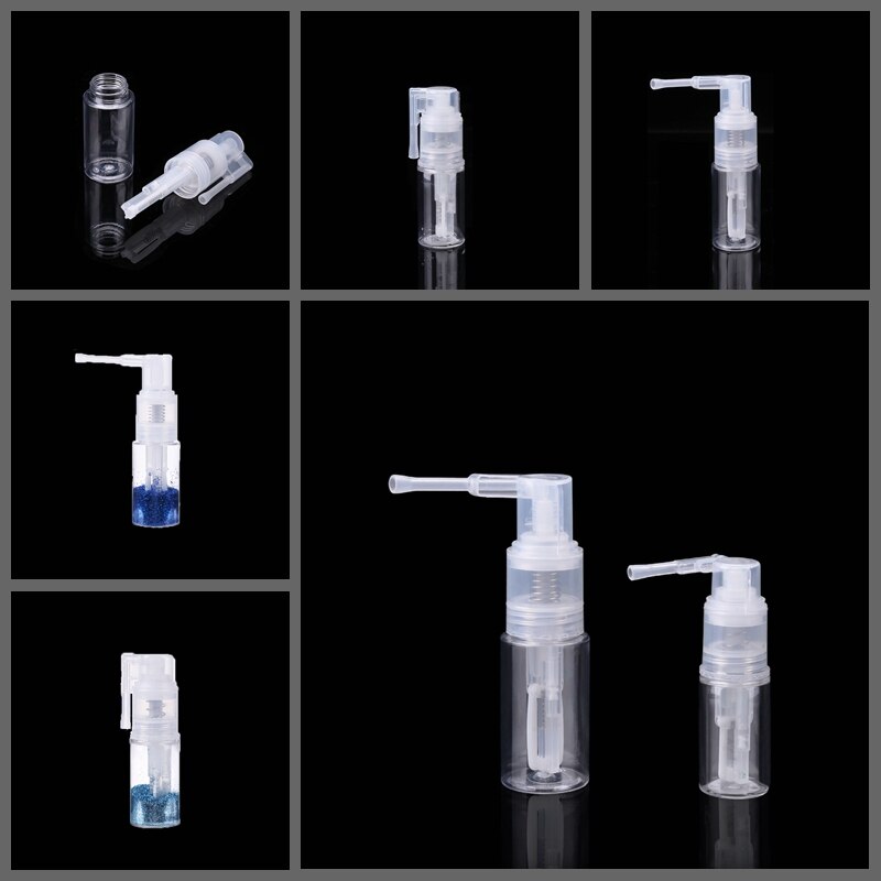 14/35Ml Hervulbare Flessen Glitter Stofdoek Reizen Doorzichtige Plastic Parfum Verstuiver Lege Spray Fles Giftige Gratis En Veilig
