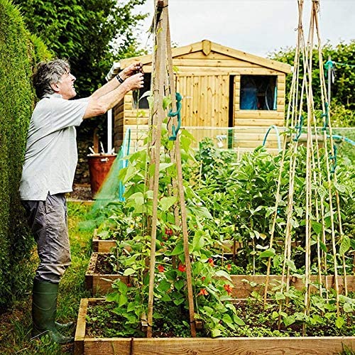 Super süße, langlebige, dekorative Pflanzenstützgurte zum Klettern von Ranken und Gemüse, biegsamer, wiederverwendbarer Garten-Twist-binden-Frosch
