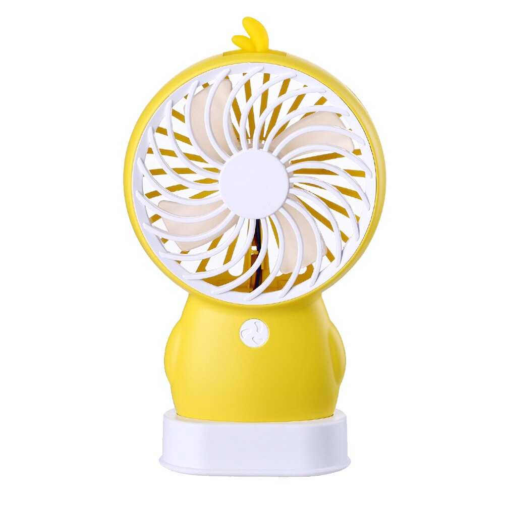 Handheld Mini Ventilator Cartoon Leuke Fan Draagbare Lichtgewicht Usb Ventilator Voor Studenten Kids Lad