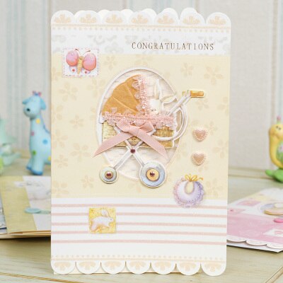 baby cards for girls/boys greeting cards,best handmade baby cards: 05 only