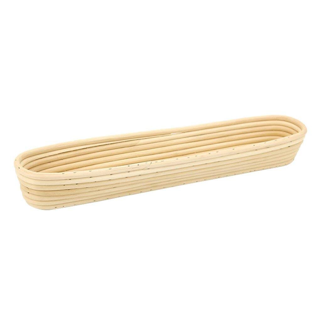 Proofing Basket for & Home Bakers Bowl Dough Rattan Basket Country Bread Baguette Fermentation Country Baskets: Baguette 43X9X5.5cm