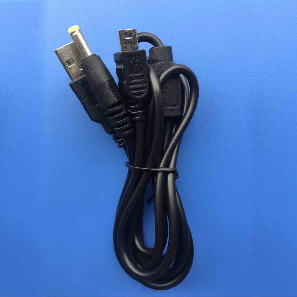 10PCS 2 in 1 USB 2.0 Data Transfer Sync Charge Cable Cord for Sony For PSP 2000 3000 Game Console