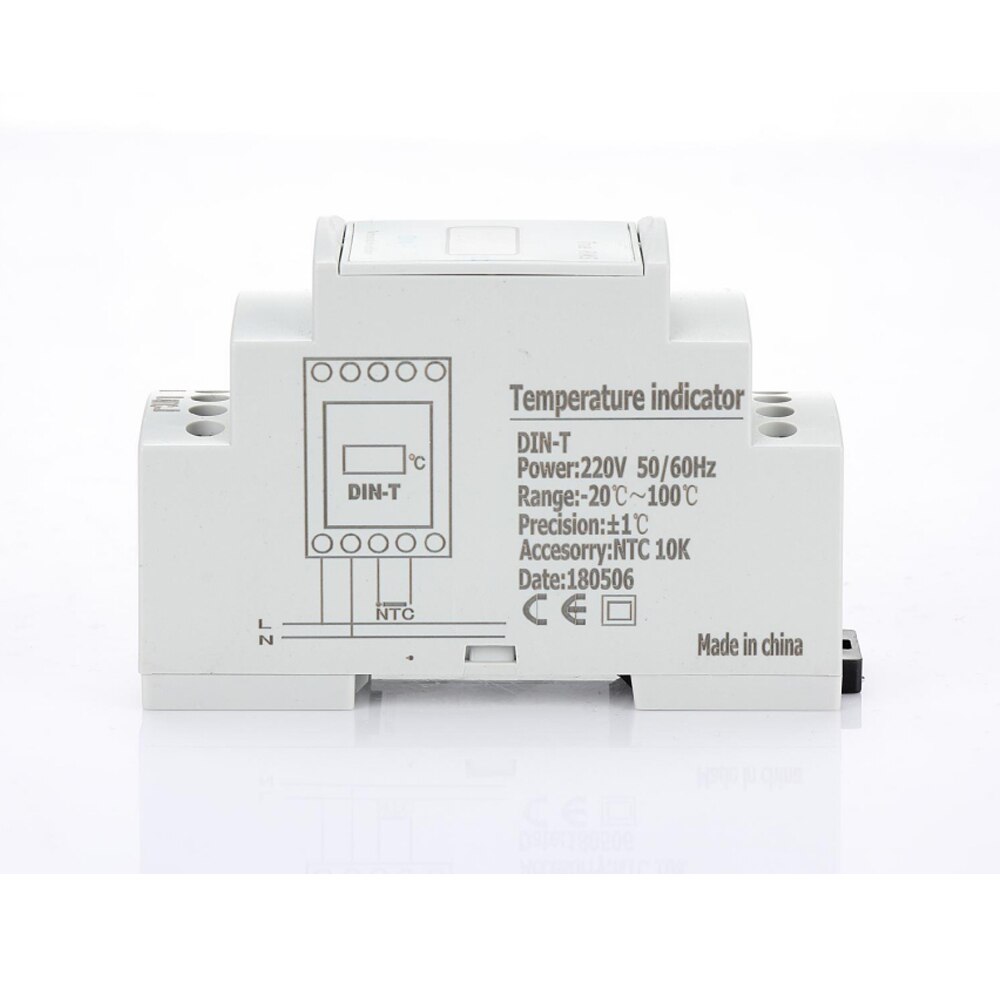 Thermostat DIN-T 220V temperature indicator display temperature of enviroment