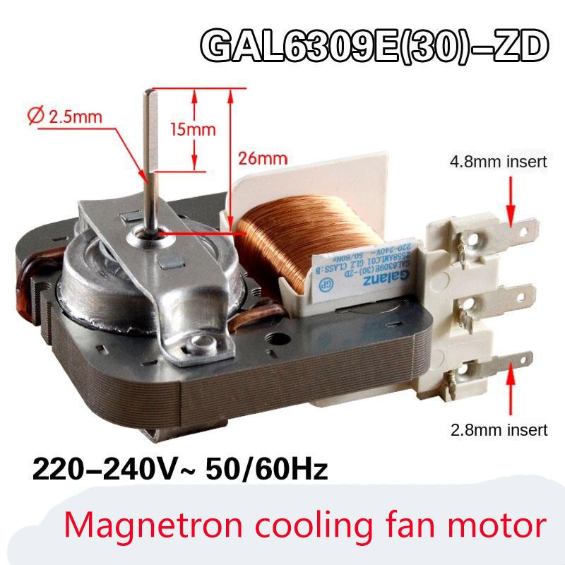 original microwave oven fan motor GAL6309E (30) -ZD cooling fan motor fan