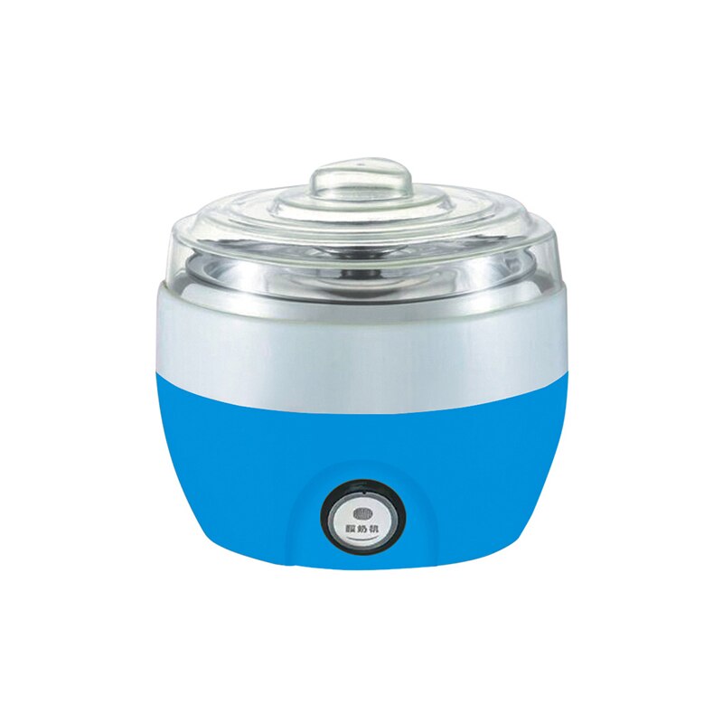 LSTACHi 800ml Stainless Steel Yogurt Maker Household Multifunction Automatic Fermentation DIY Yogurt Maker Cheese Machine: Blue