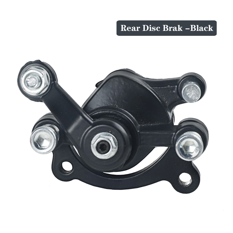 Accesorios de disco de freno para motocicleta, pinza de freno mecánica pequeña de cuatro ruedas de dos tiempos para Mini Scooter todoterreno de 49CC: Gris oscuro