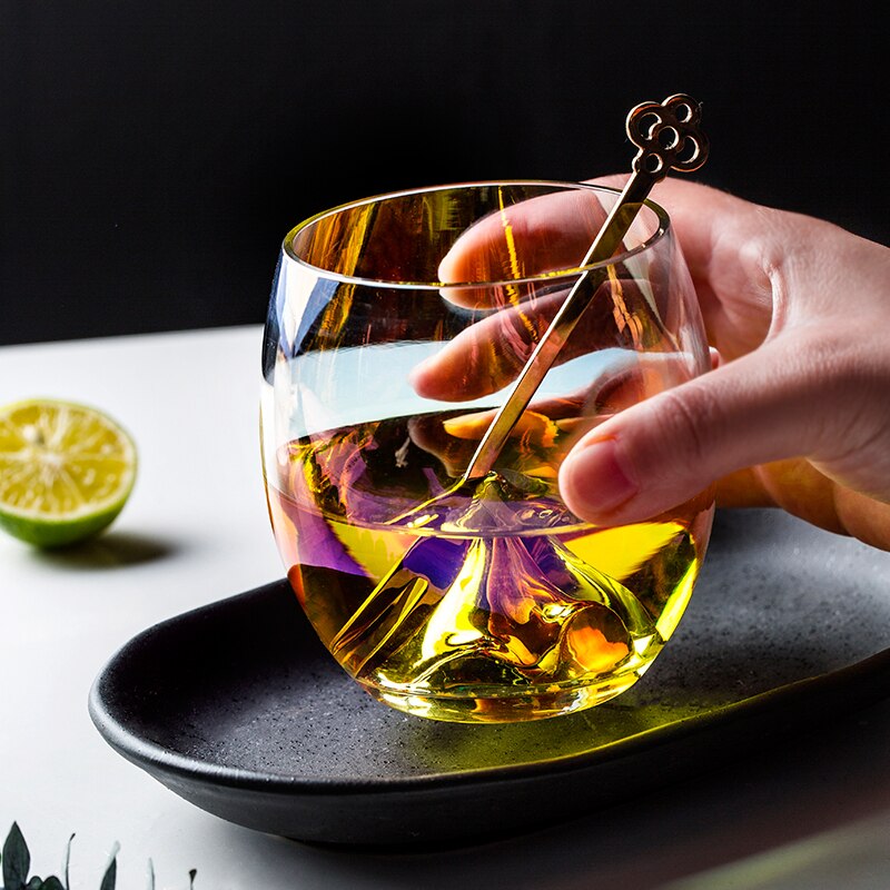 350ml/ farve glas netto rød ins vind isbjerg glas whisky vinglas drikkeglas husholdning blændende glas vand kop