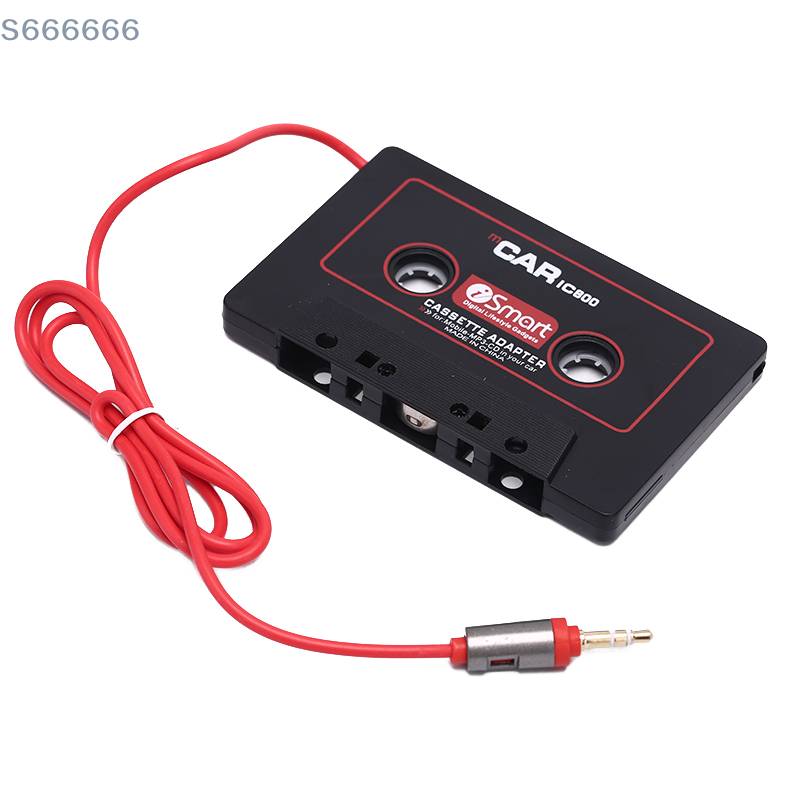 3,5-mm-Buchse für MP3-iPod-CD-Spieler, Audio--Kassettenband-Adapter, Aux-Kabel