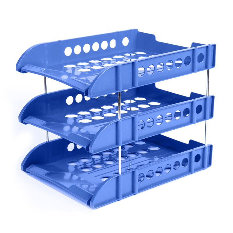 Document Stand Holder Office Desktop Plastic Tray File Holder Rack Storage Suppiles Book Magzine File Organizer Tray Rack Shelf