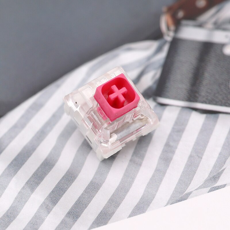 Keypro kailh-boks, kongelig marineblå, jadepink, krystal, tung boks, 3- bens kontakter,  ip56 vandtætte, kompatible cherry mx-kontakter