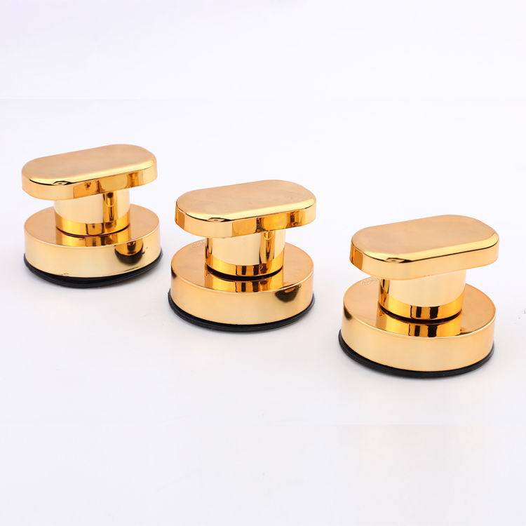 Geen Boren Zuignap Handvat Schuifdeur Venster Koelkast Lade Koelkast Trekt Badkamer Veiligheid Douche Bad Antislip Grip: 3pcs glod A