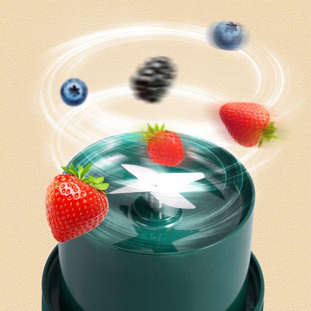 Portable Blender USB Chargeable Mixer Electric Juicer Machine Smoothie Blender Mini Food Processor Cup Juice Blenders