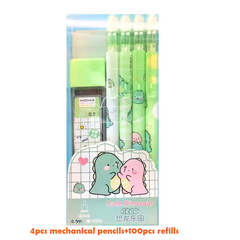 Tooe Confezione da 6 matite meccaniche estetiche Kawaii per scrittura, disegno, schizzi, architettura (multicolore, 6 confezioni