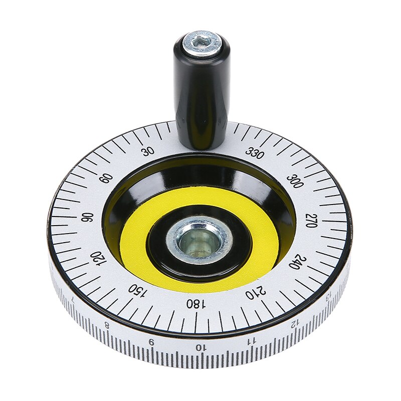 1pc Lathe Handwheel Hand Crank Handwheel Machinery Accessories 80mm Revolving for Milling Machine Spoked Hand Wheel