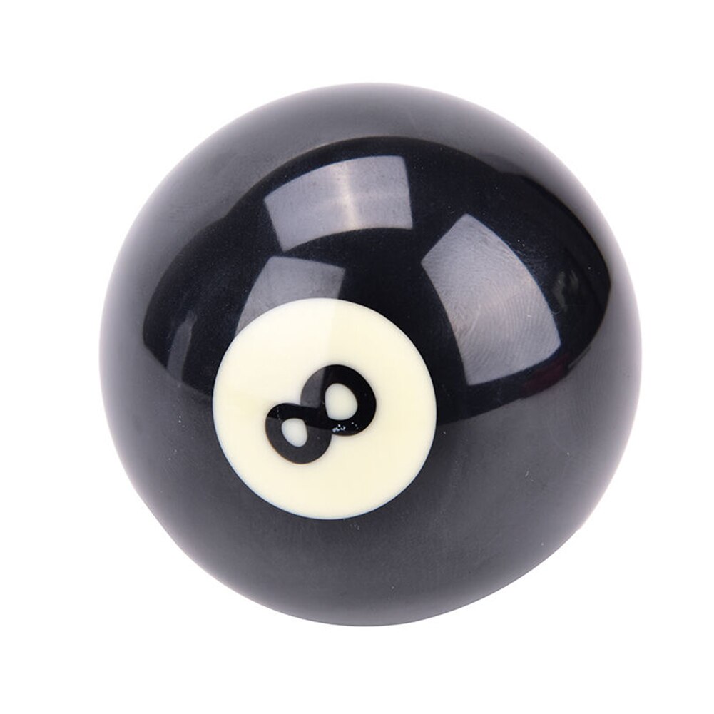 Durable Resin Normal Standard Accessories Tool Replacement Training Cue Billiard Ball Sport Pool Table Beginner Black Number 8