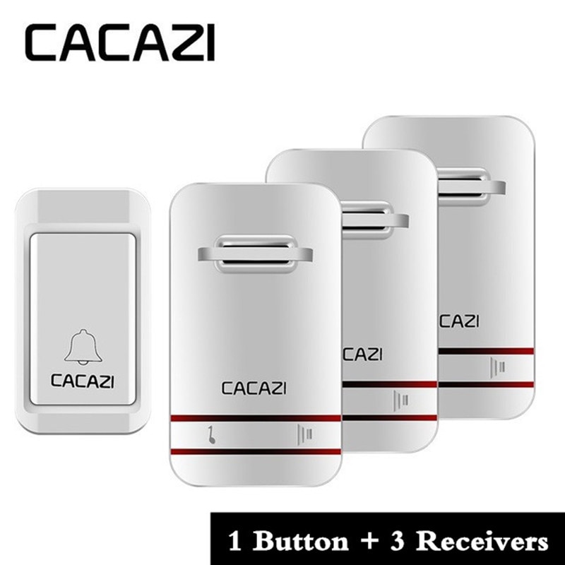 Home Welcome Doorbell Intelligent Wireless Doorbell Waterproof 300M Remote EU AU UK US Plug smart Door Bell Chime