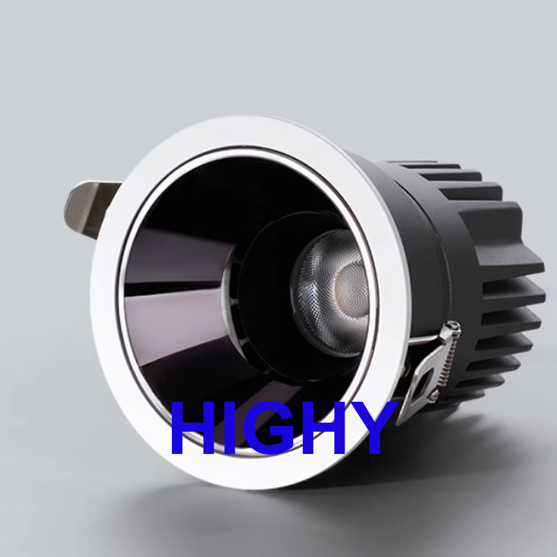 Led Spots Kleine Bundel Hoek Spot Licht Ingebed 12W 3 8 15 Graden Plafond Foco Voor Home Picture Art Museum Downlights Rond