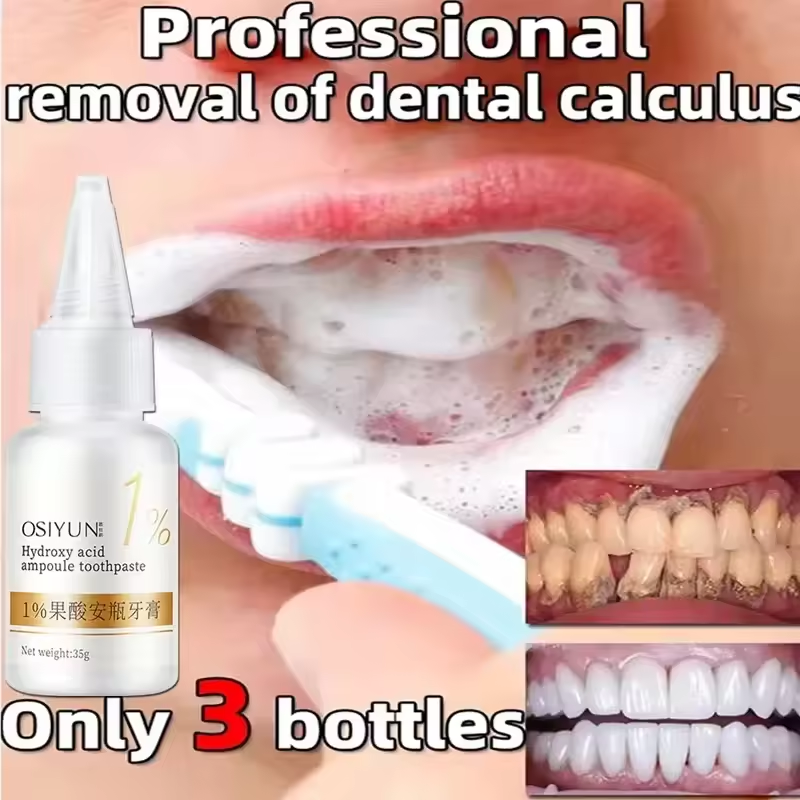 Teeth Whitening Toothpaste Fruit Acid Remove Calculus Plaque Stains Fresh Breath Cleaning Oral Hygiene Dental Bleach Care Tools