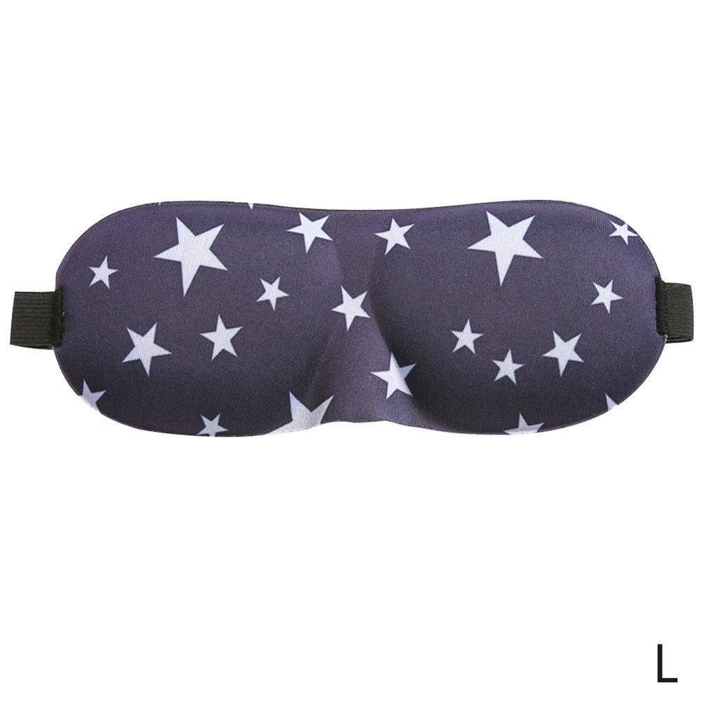 Máscara para dormir en 3D, mascarilla Natural para dormir, protección para los ojos, parche suave para los ojos, portátil, para hombres y mujeres, 1 Uds.: as the picture L