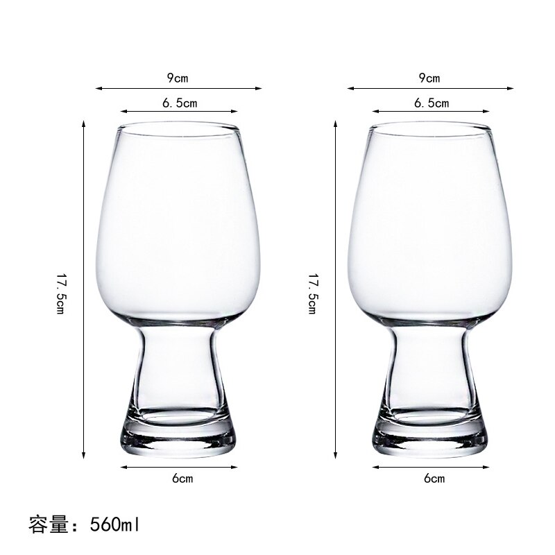 2 st/set ölglas rolig mjölk vin juice glaskopp party bar club drinkware vodka whisky champagnemugg: Pinte 560