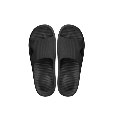 Xiaomi Men Women Couples Flat Slippers Summer Flip Flops Sandals Household Casual Bath Slip On Slides With Bulge Massage Dots: Black 35-36