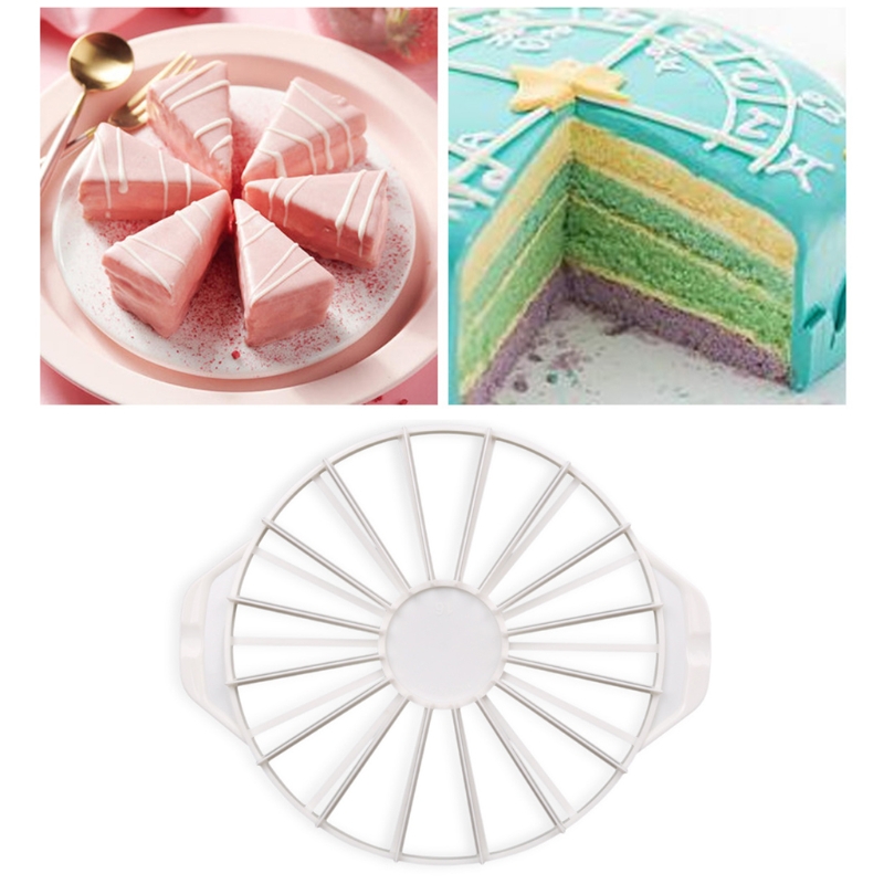 14/16 Slice Pie Cake Slicer Cutter Bread Cake Portion Marker Press Cake Divider Equal Portion Cutter Marker Baking Tools