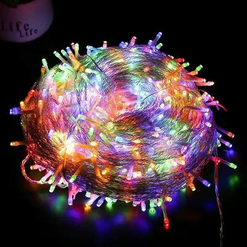 Led Christmas Lights Outdoor LED String Lights 100M 50M 30M 20M 10M Fairy Light Garland Decoration Wedding Party Garden: RGB / I