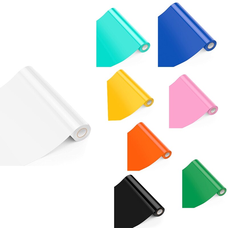 12Inchx25ft Heat Transfer Vinyl,For All Cutter Machine Cricut Silhouette Cameo,Iron On Vinyl For Shirts,Heat Vinyl